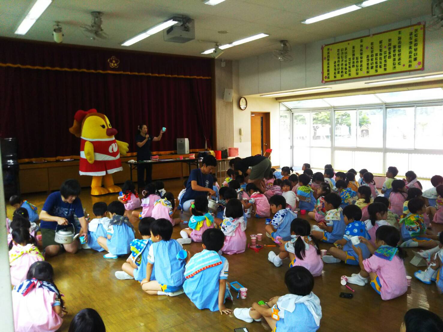 幼稚園の歯科検診&ブラッシング指導